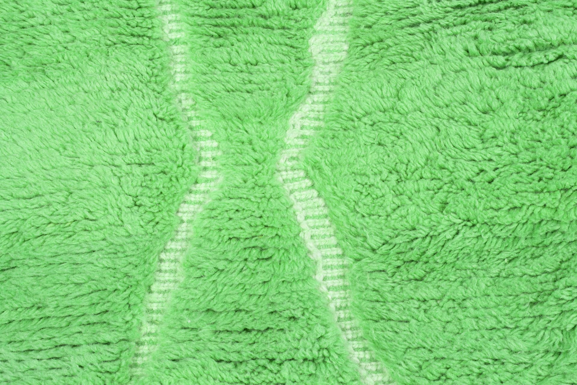 Green Grid Beni Mrirt Rug