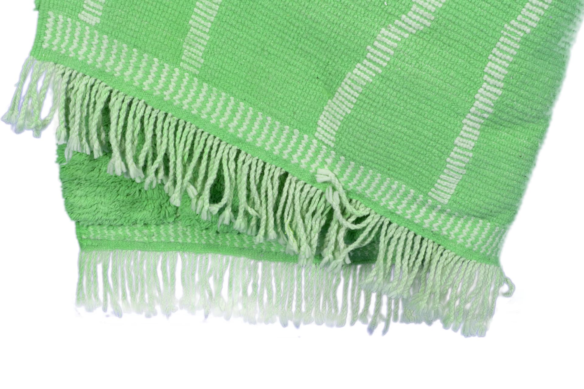 Green Grid Beni Mrirt Rug