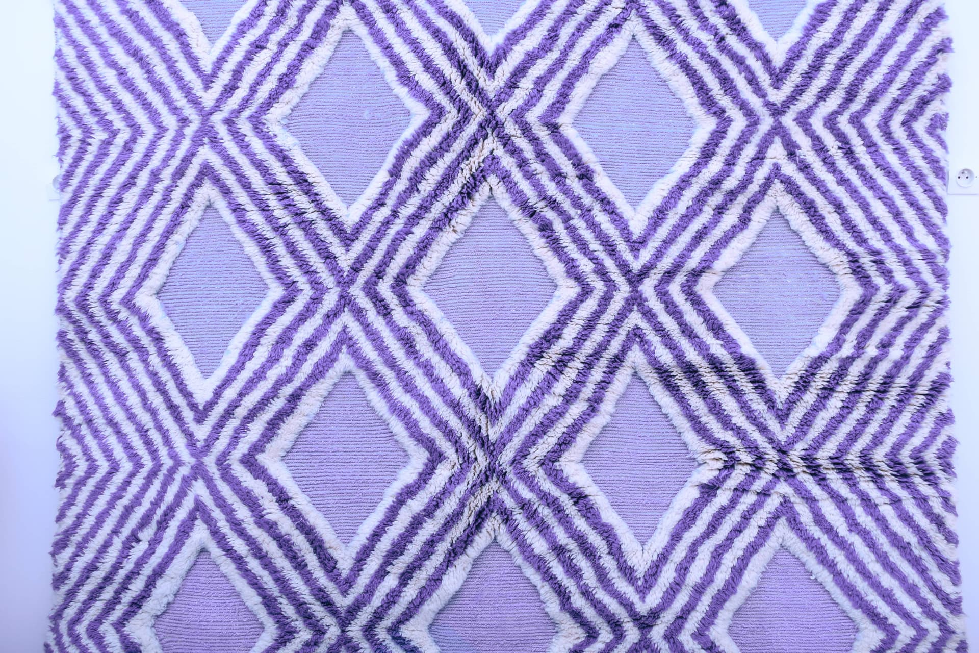 Lavender Diamond Beni Mrirt Rug