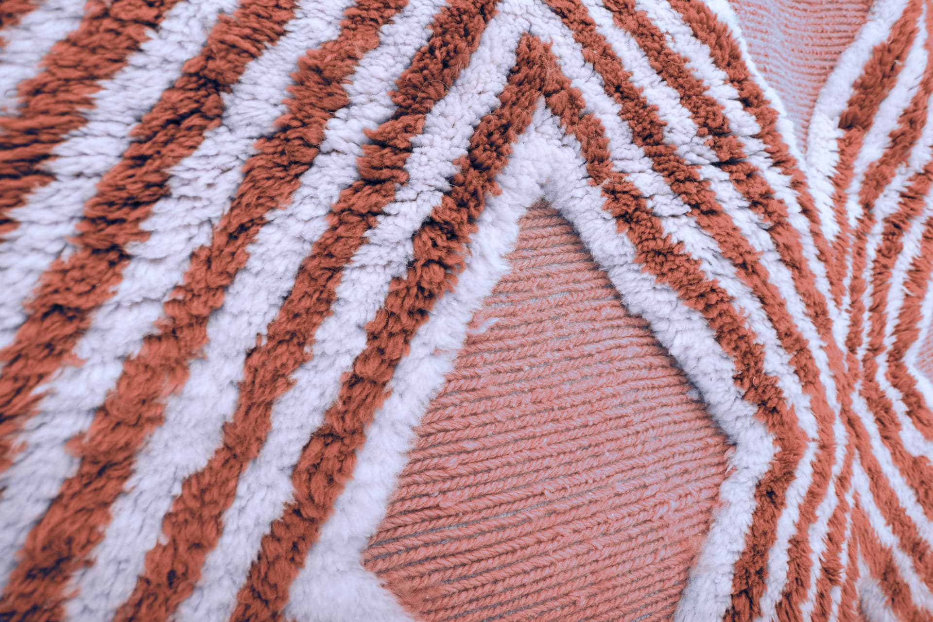Terracotta Diamond Beni Mrirt Rug