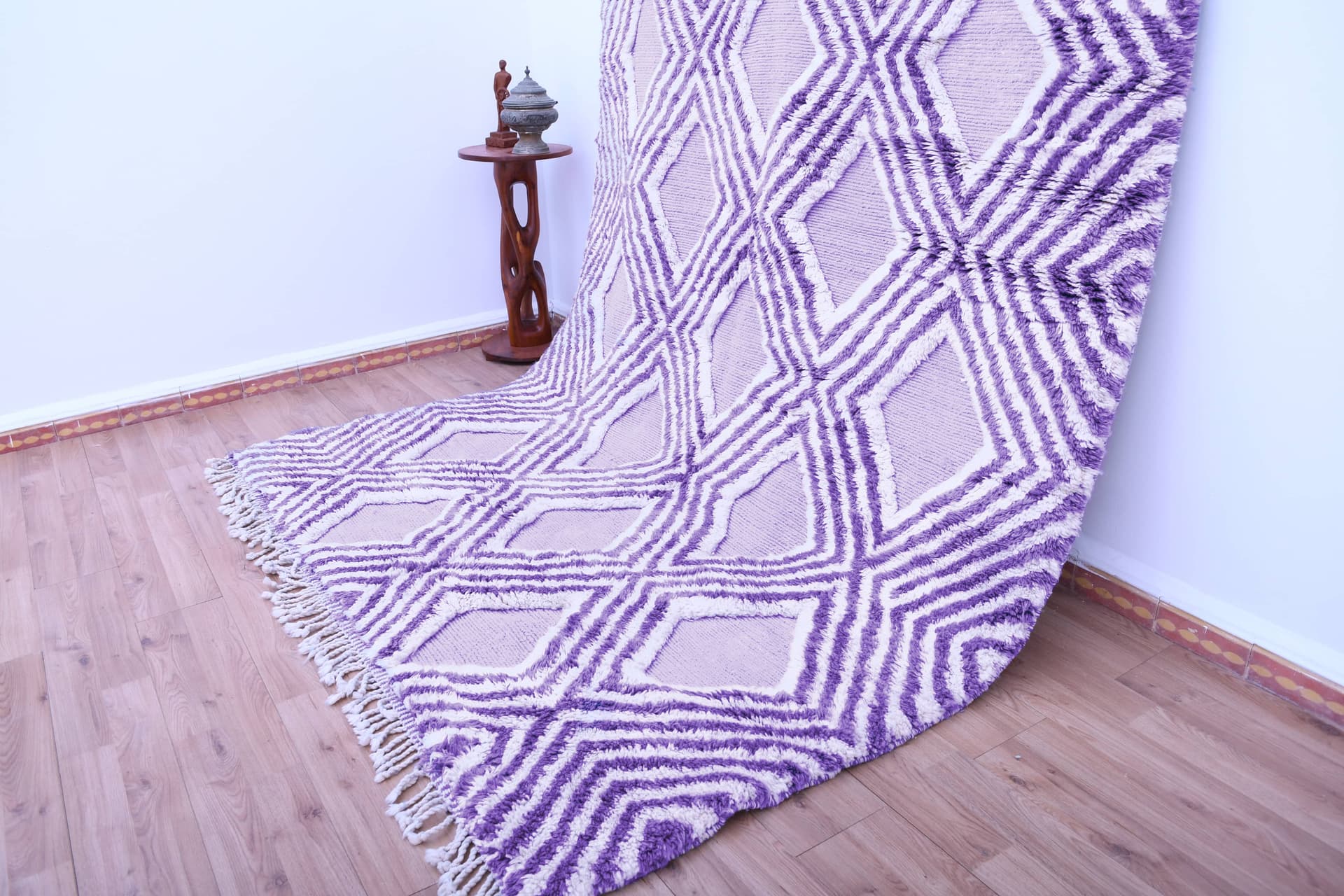 Purple Diamond Beni Mrirt Rug