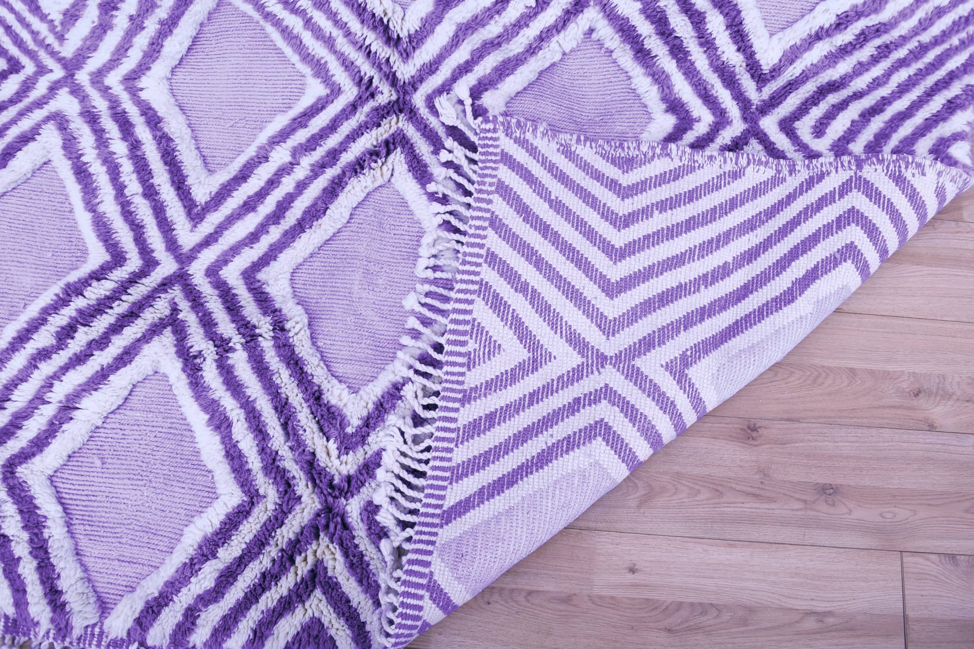 Purple Diamond Beni Mrirt Rug