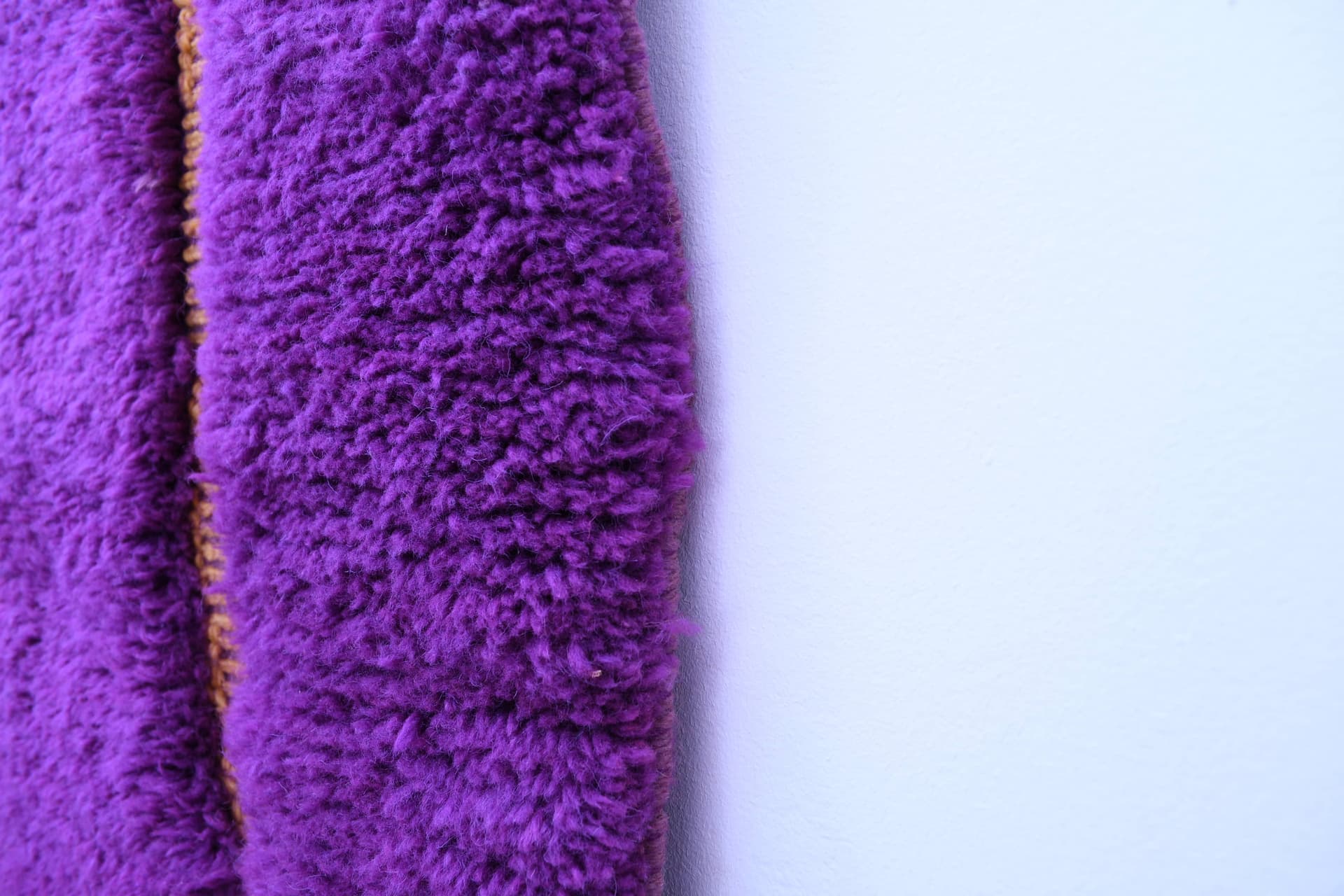 Purple Wavy Line Beni Mrirt Rug