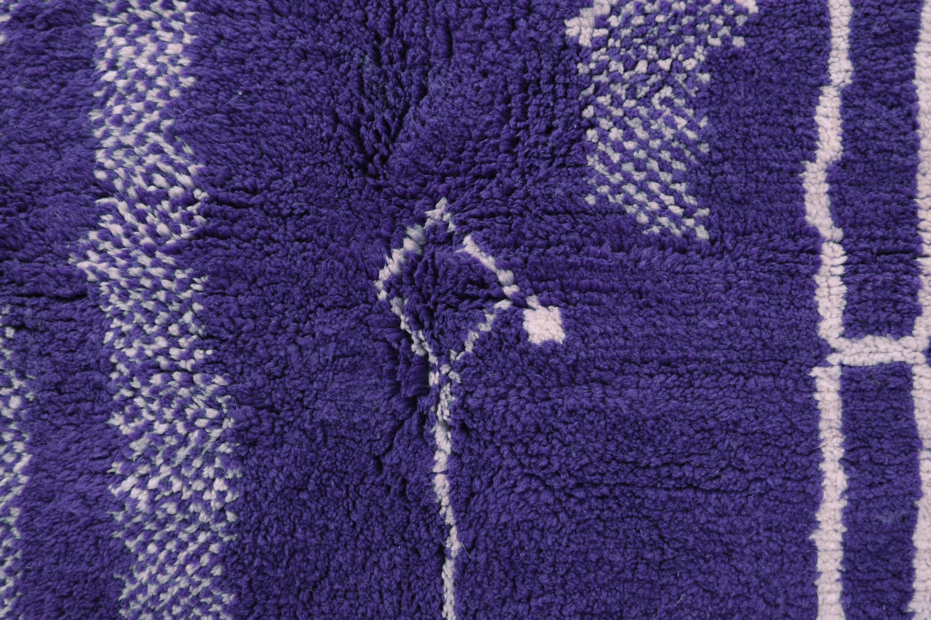 Blue Linear Beni Mrirt Rug