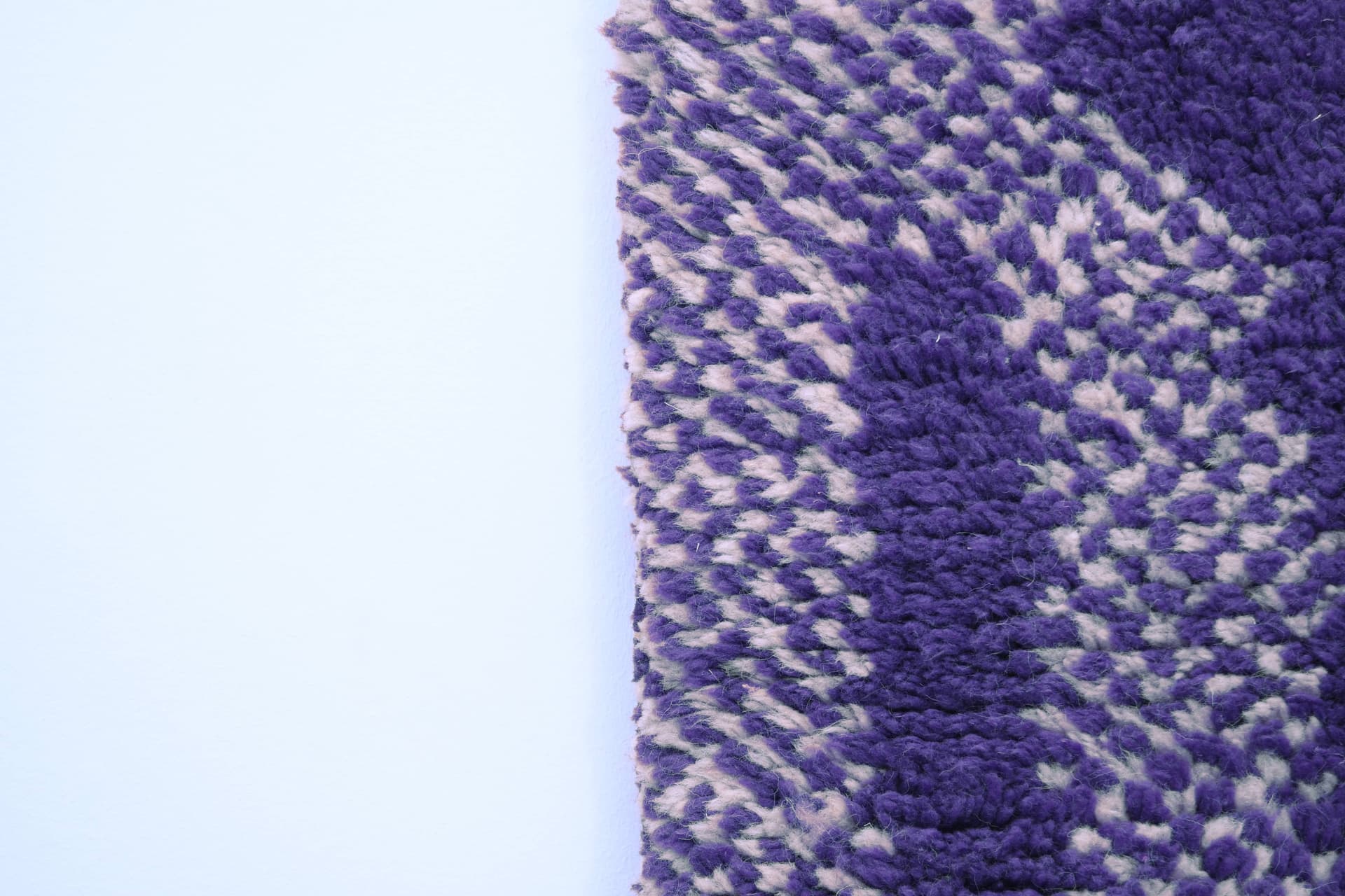 Blue Linear Beni Mrirt Rug