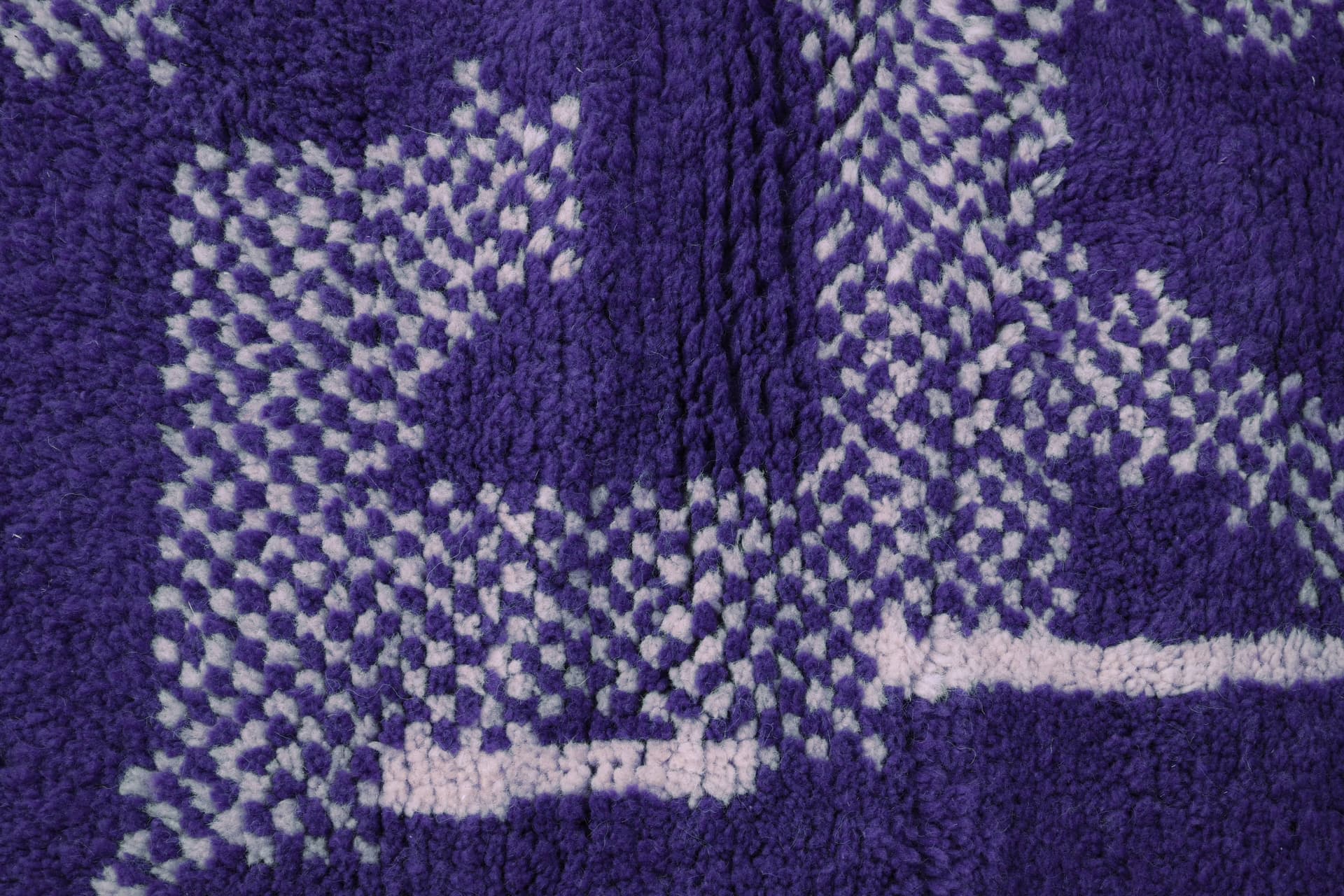 Blue Linear Beni Mrirt Rug
