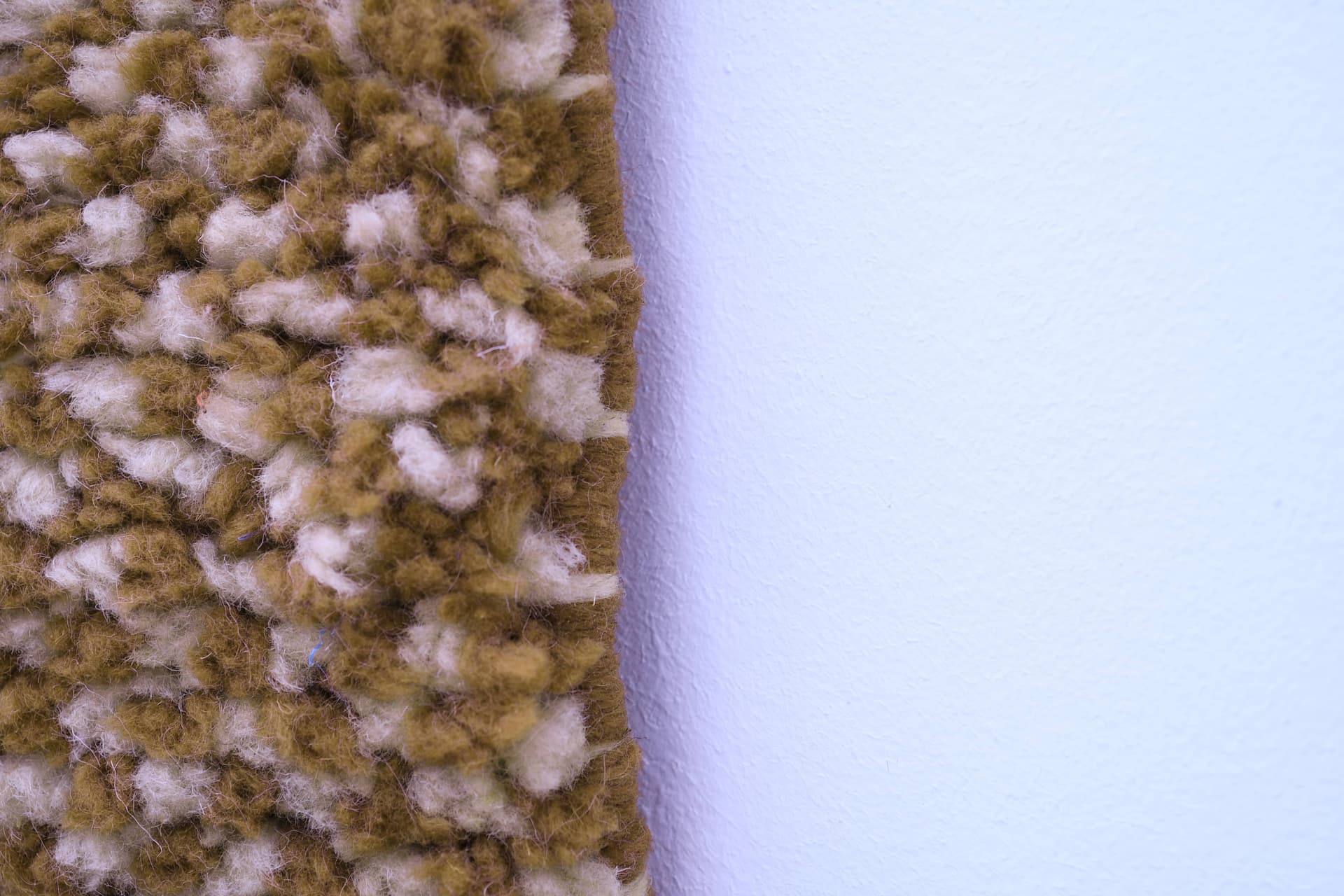 Moroccan Rug Handmade Wool 7x10 - Olive Green Neutral Modern Boho Area Rug for Living Room Bedroom - Mrirt Berber