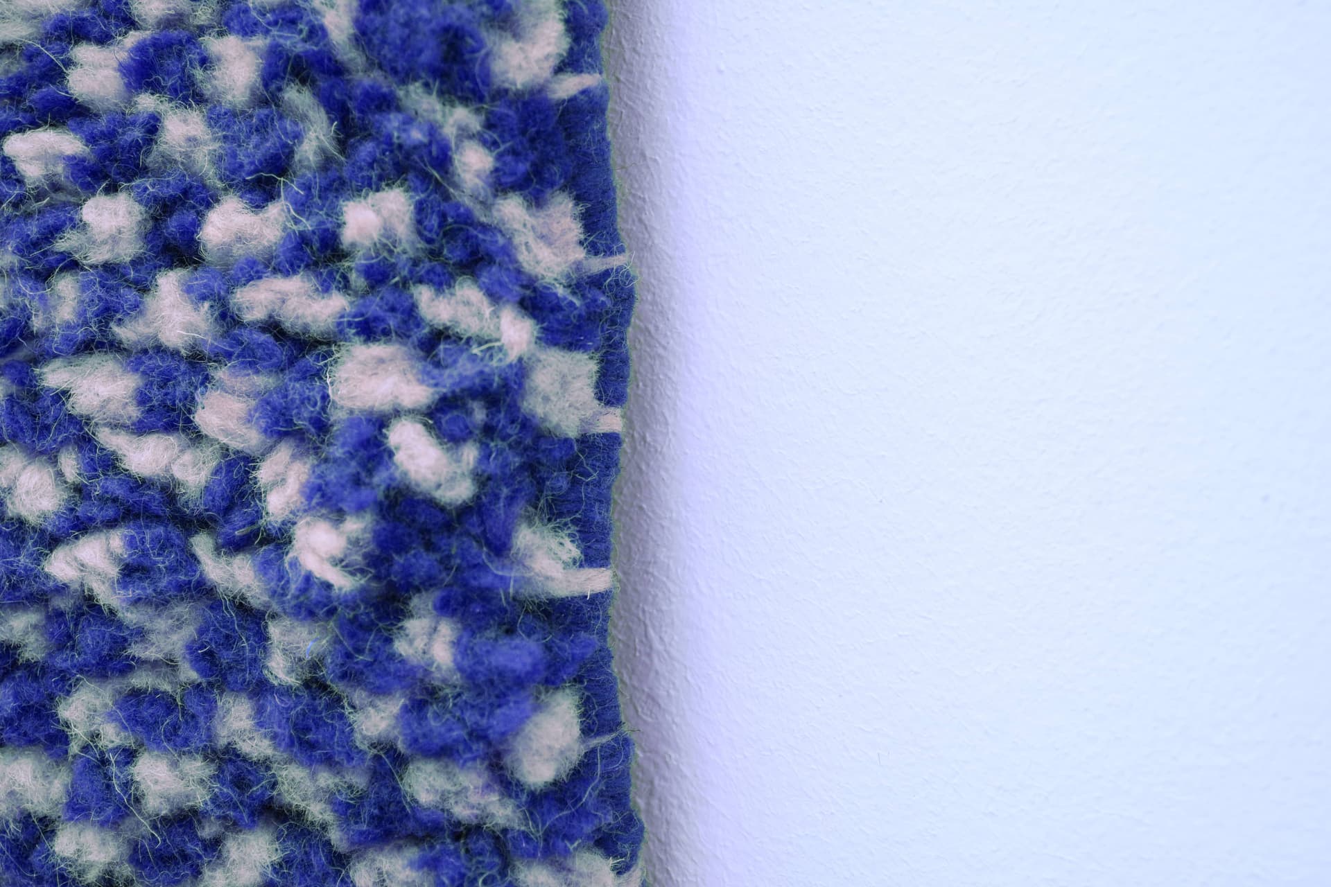 Blue Linear Beni Ourain Rug