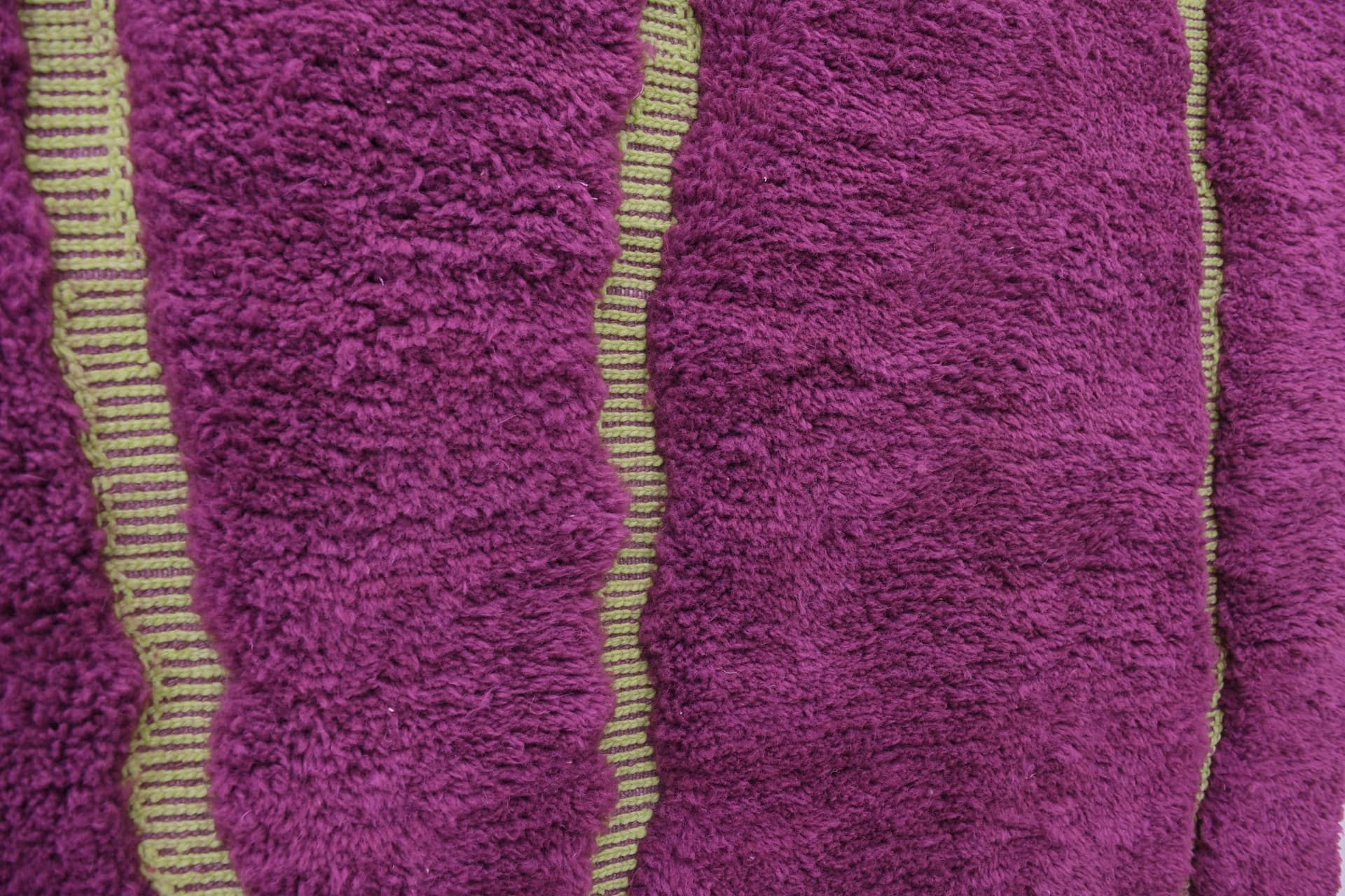 Purple Olive Stripe Beni Mrirt Rug