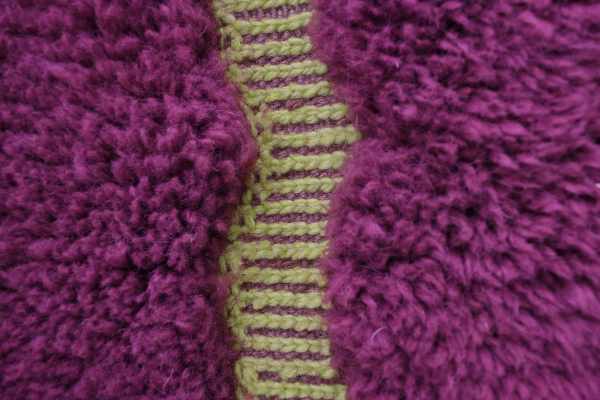Purple Olive Stripe Beni Mrirt Rug
