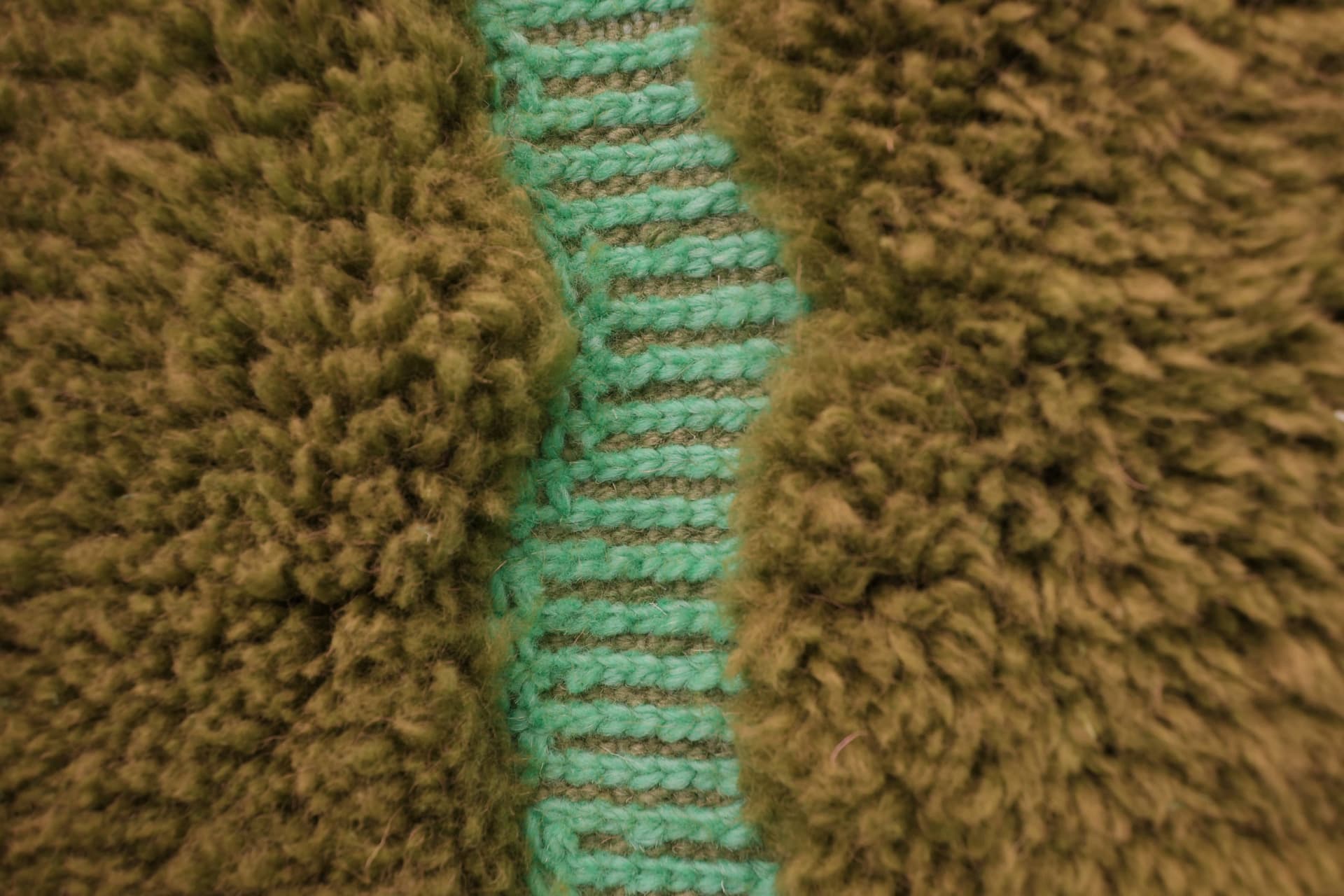 Olive Crossing Line Beni Mrirt Rug