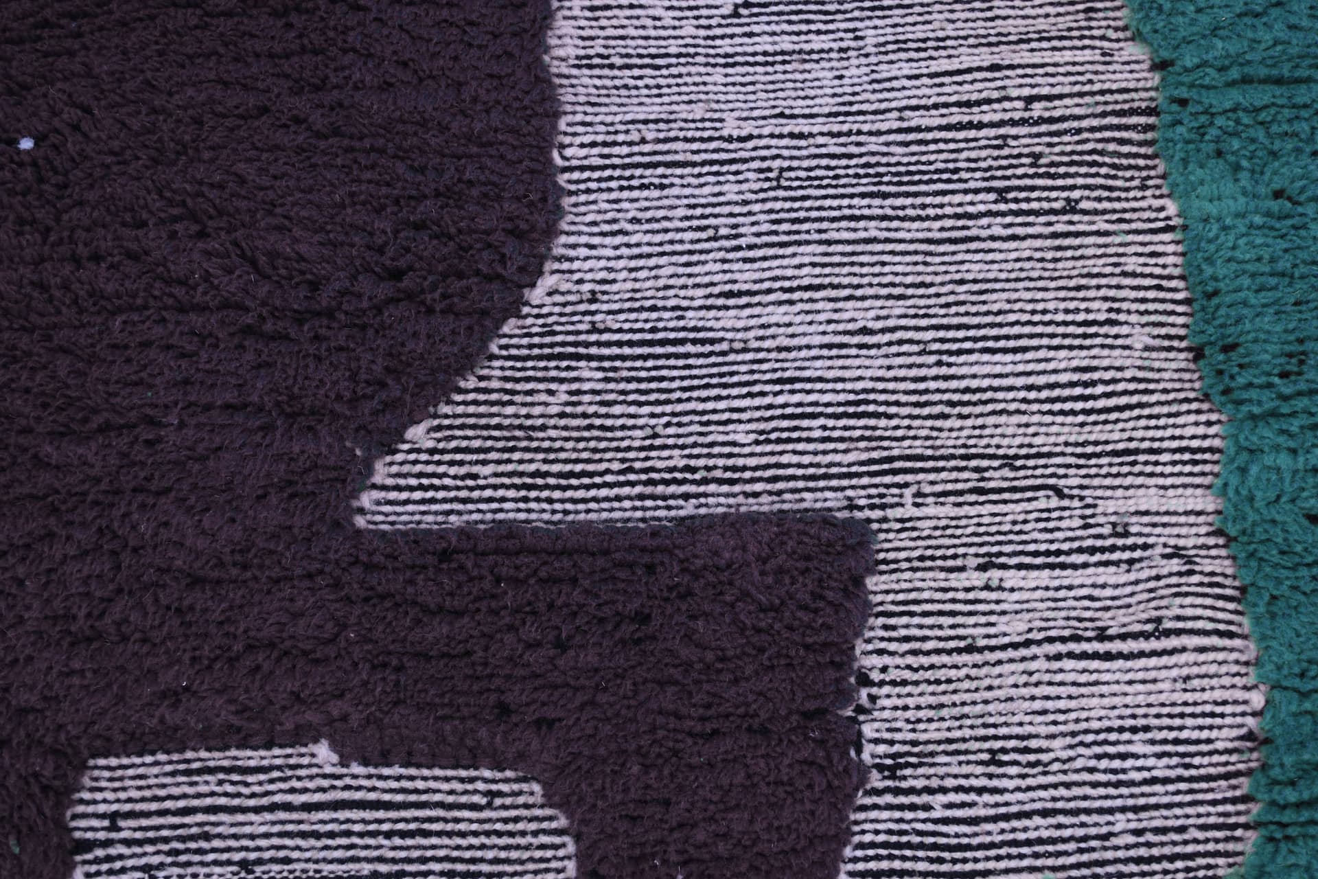 Neutral Green Block Beni Mrirt Rug