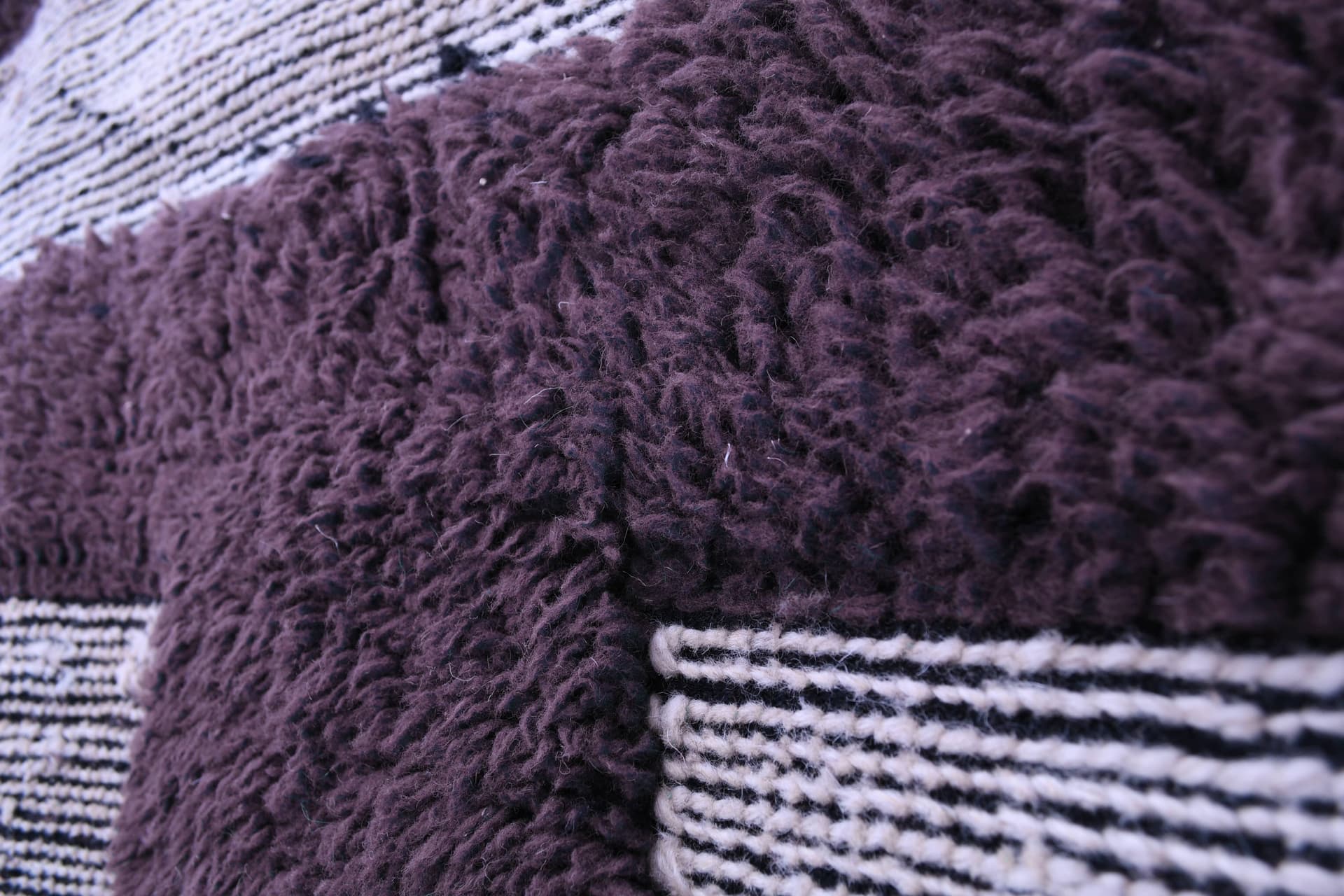 Neutral Blockwork Beni Mrirt Rug