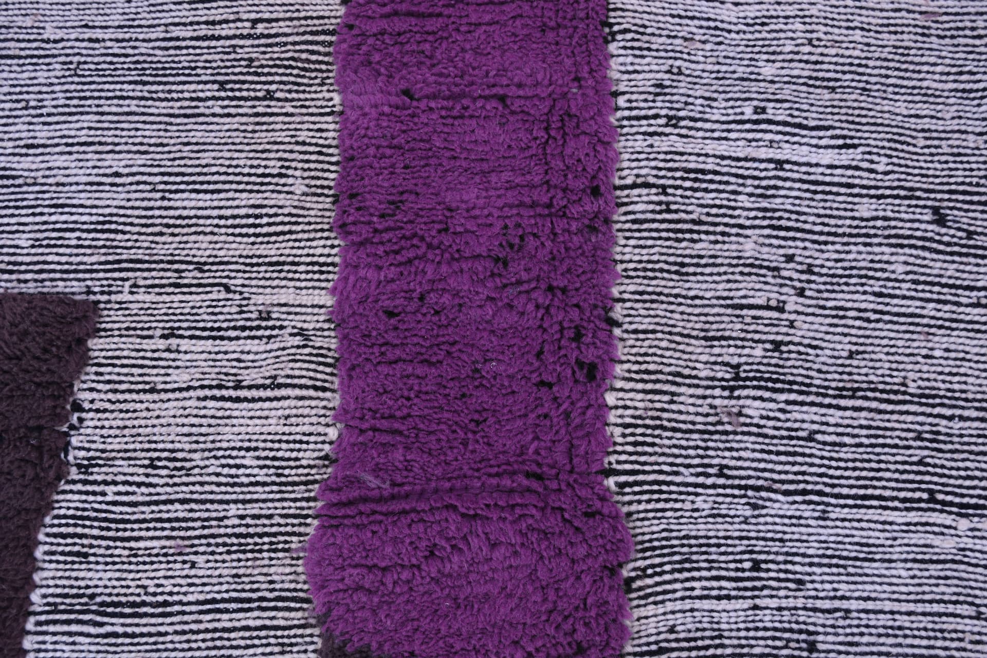 Neutral Purple Block Beni Mrirt Rug