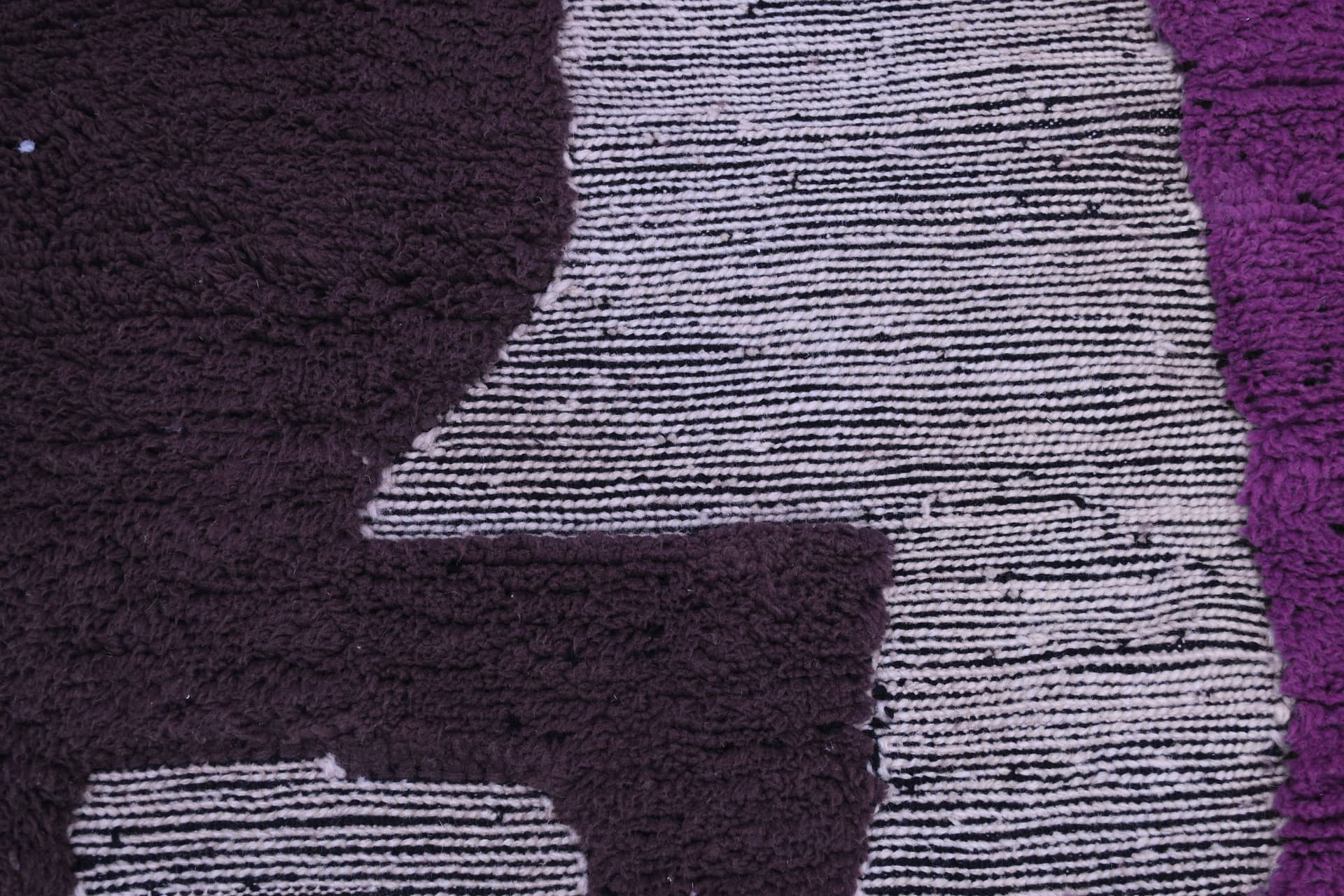 Neutral Purple Block Beni Mrirt Rug