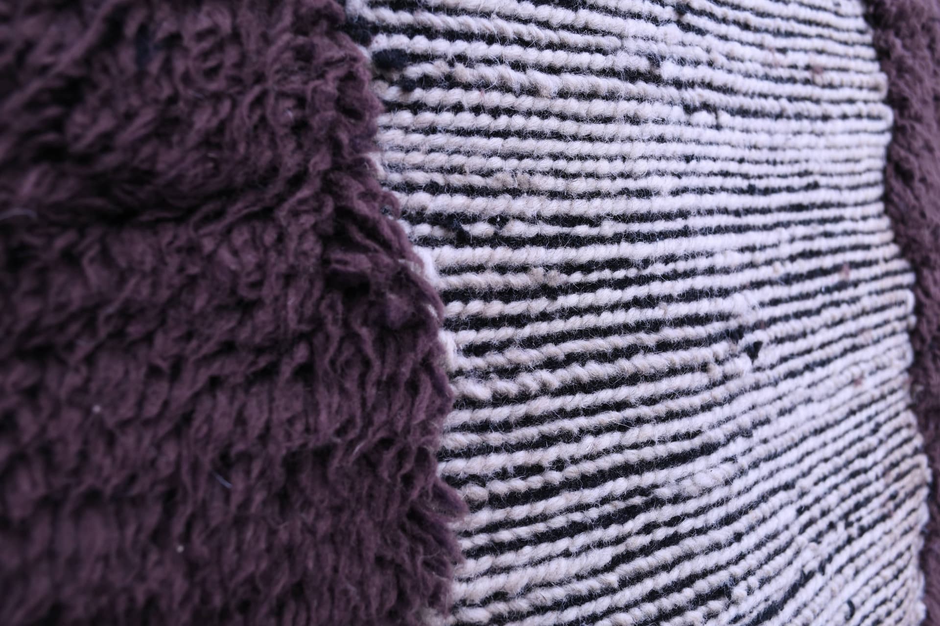 Neutral Purple Block Beni Mrirt Rug
