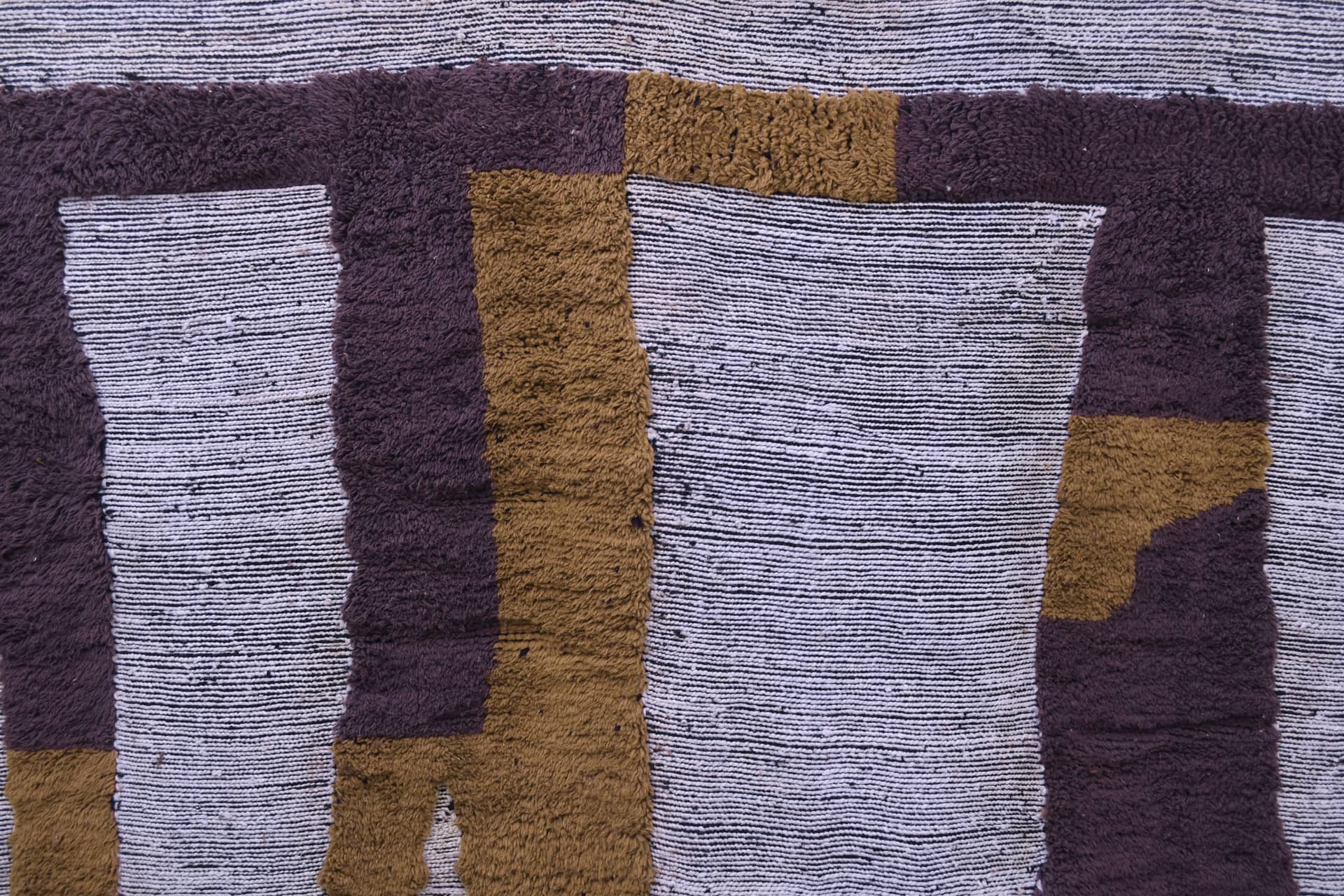 Multicolor Blockwork Beni Mrirt Rug