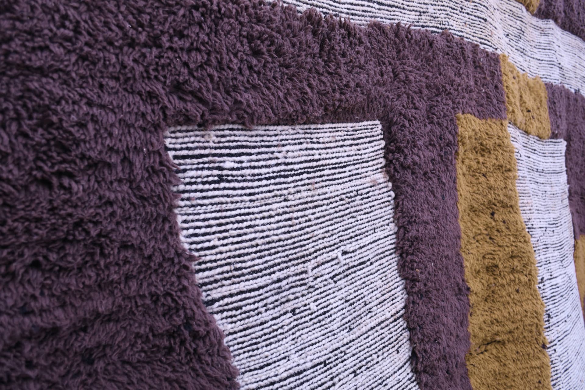 Multicolor Blockwork Beni Mrirt Rug