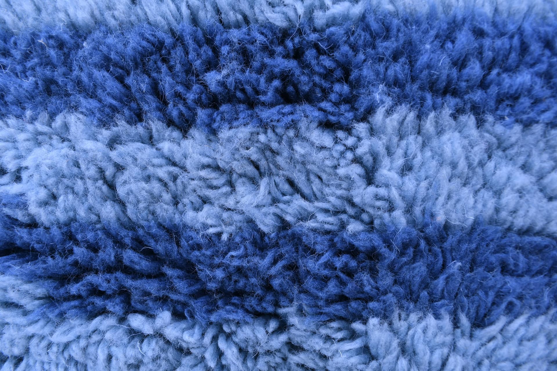 Moroccan Rug Handmade Wool 7x10 - Blue Minimalist Modern Area Rug for Living Room Bedroom - Authentic Mrirt Berber