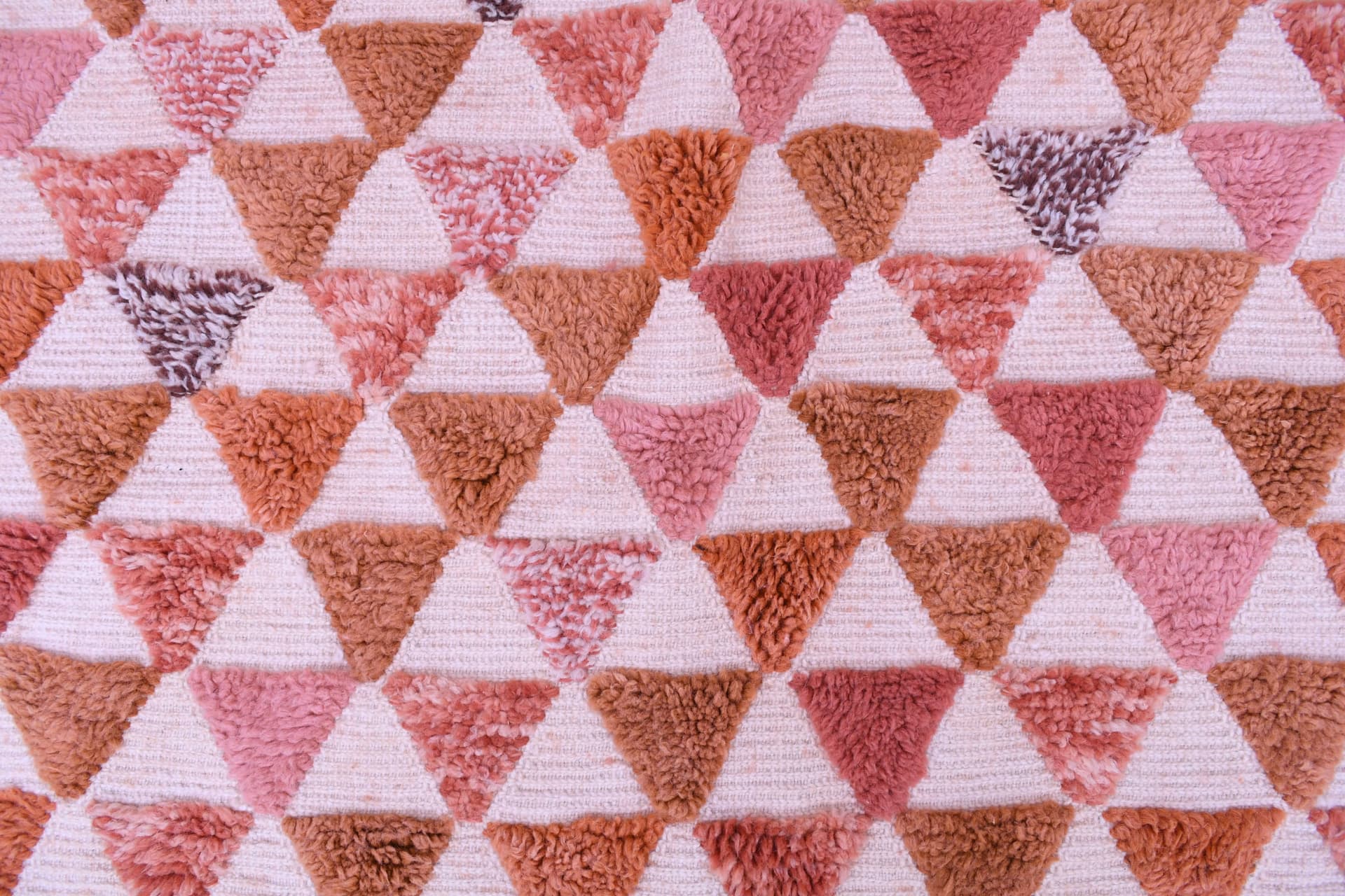 Terracotta Triangle Beni Mrirt Rug