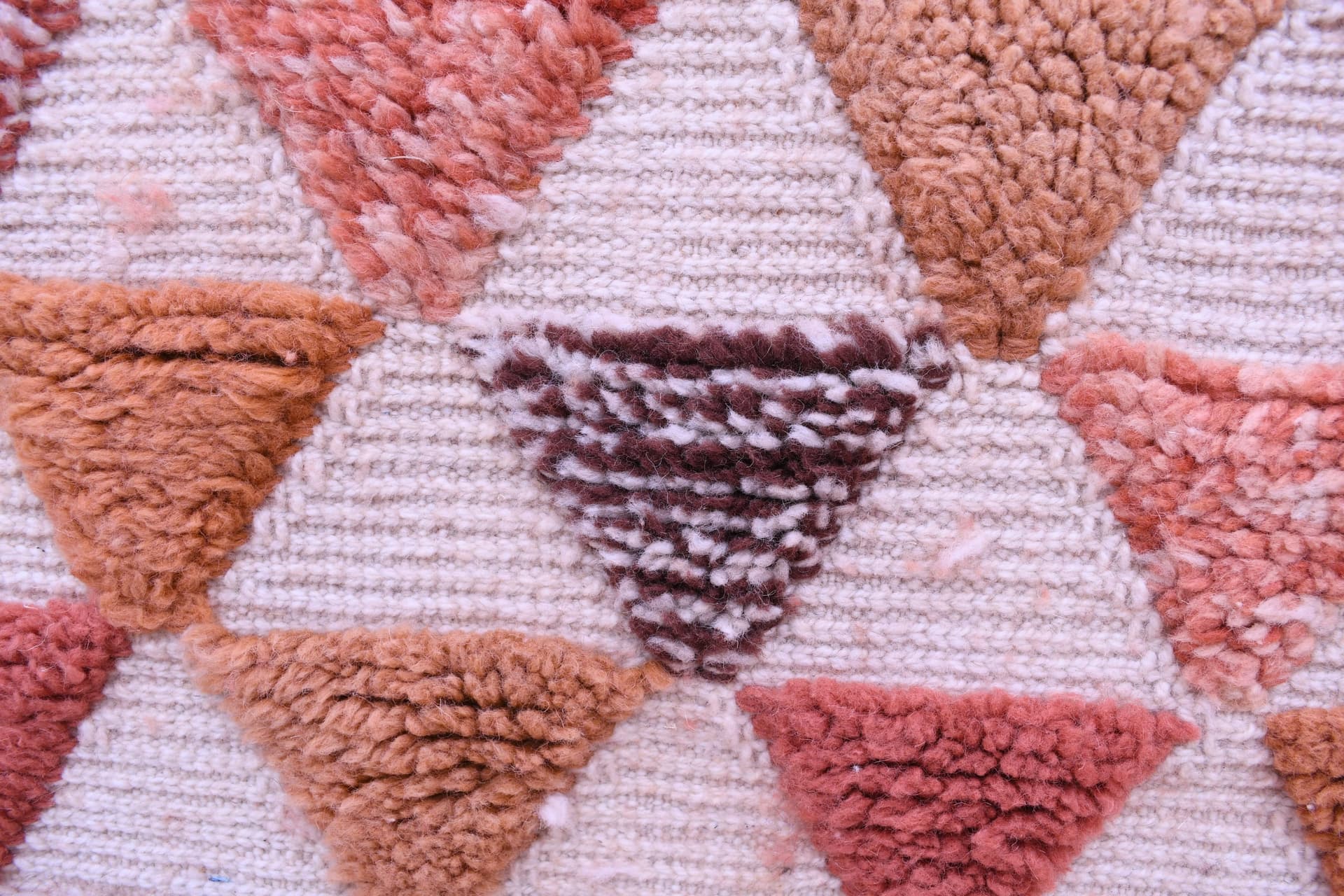 Terracotta Triangle Beni Mrirt Rug