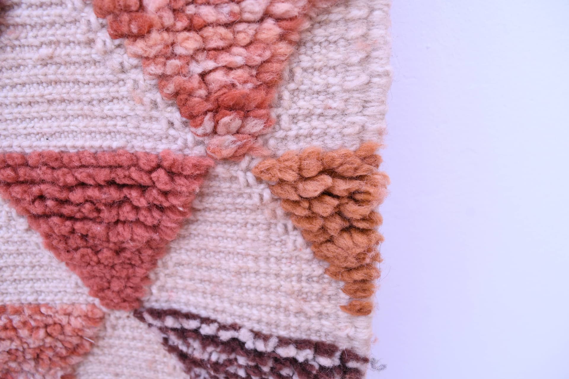 Terracotta Triangle Beni Mrirt Rug
