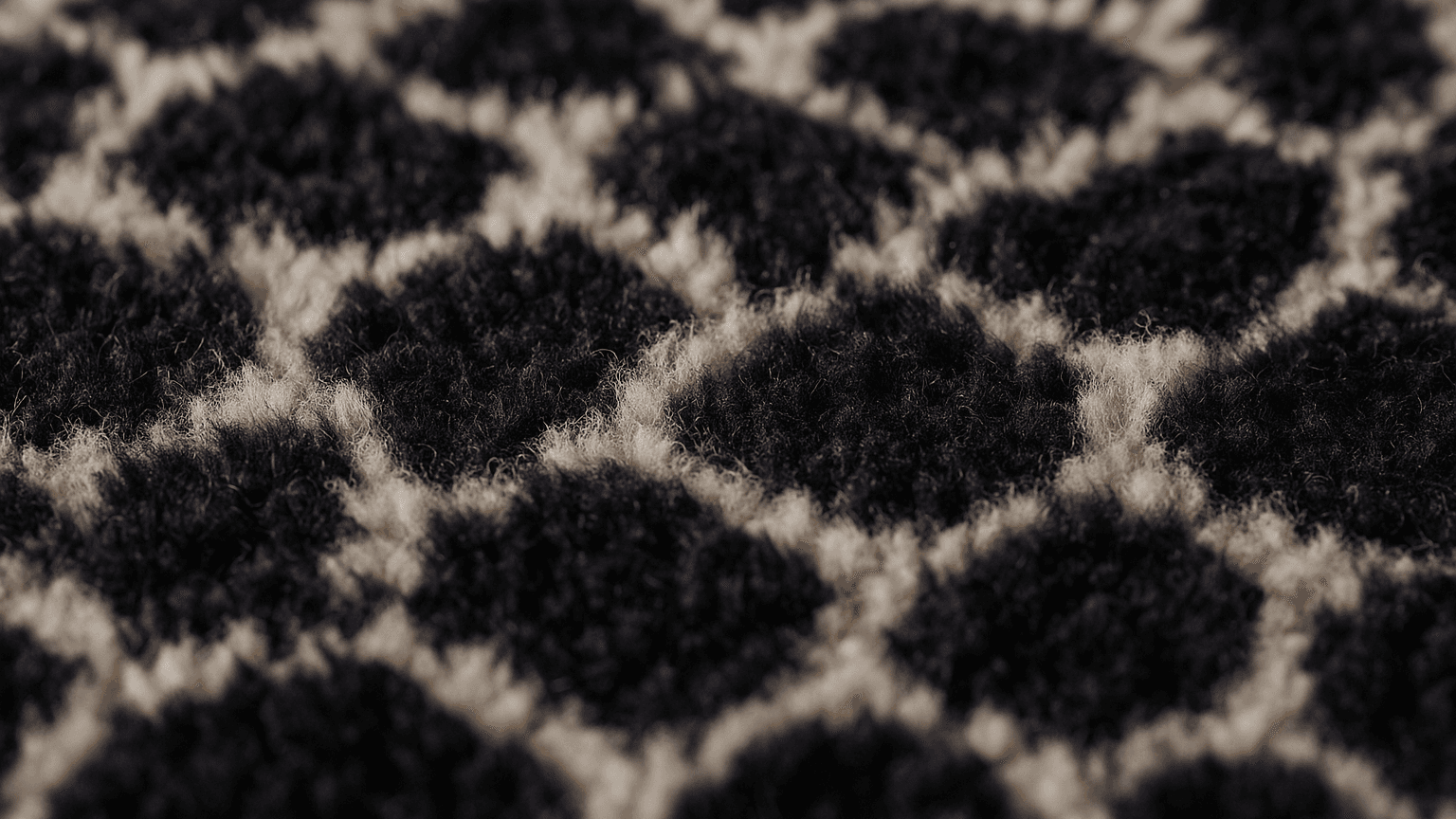 Moroccan Rug Handmade Wool - Black Ivory Leopard Neutral Modern Boho Area Rug for Living Room Bedroom Beni Mrirt