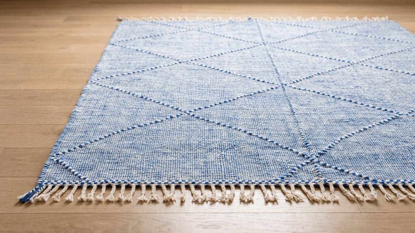 Blue Diamond Kilim Taznakht Rug