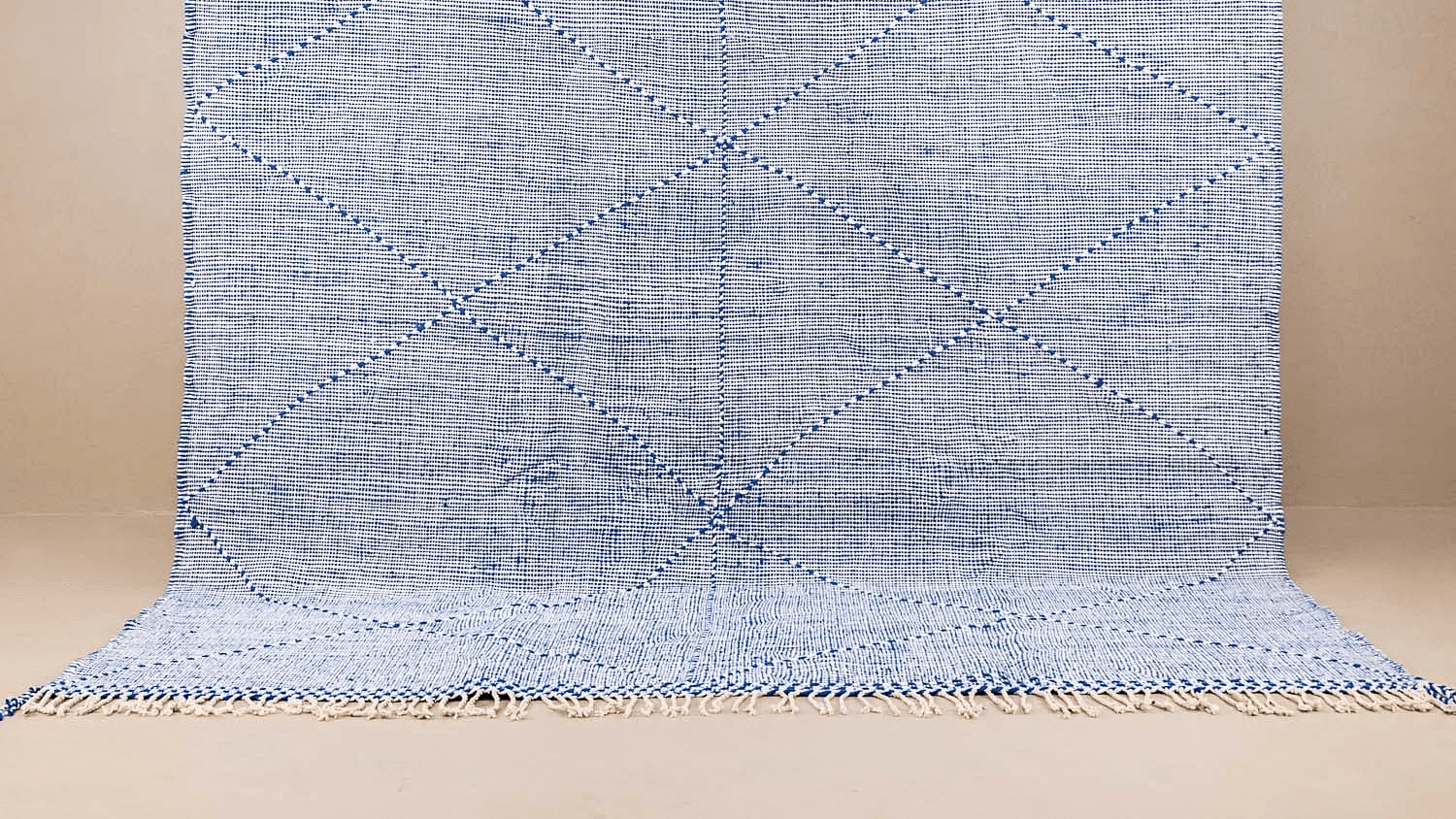 Blue Diamond Kilim Taznakht Rug