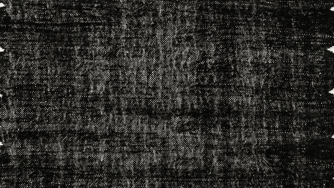 Black Zigzag Taznakht Rug