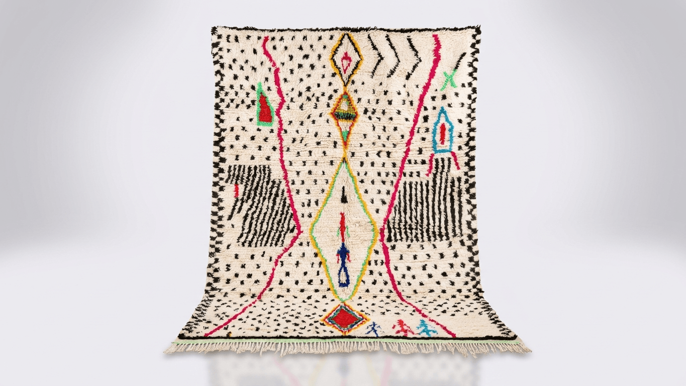 Neutral Diamond Azilal Rug