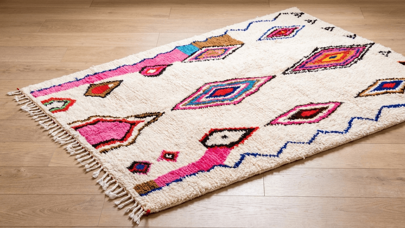 Ivory Diamond Azilal Rug