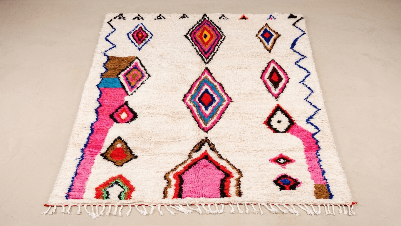 Ivory Diamond Azilal Rug