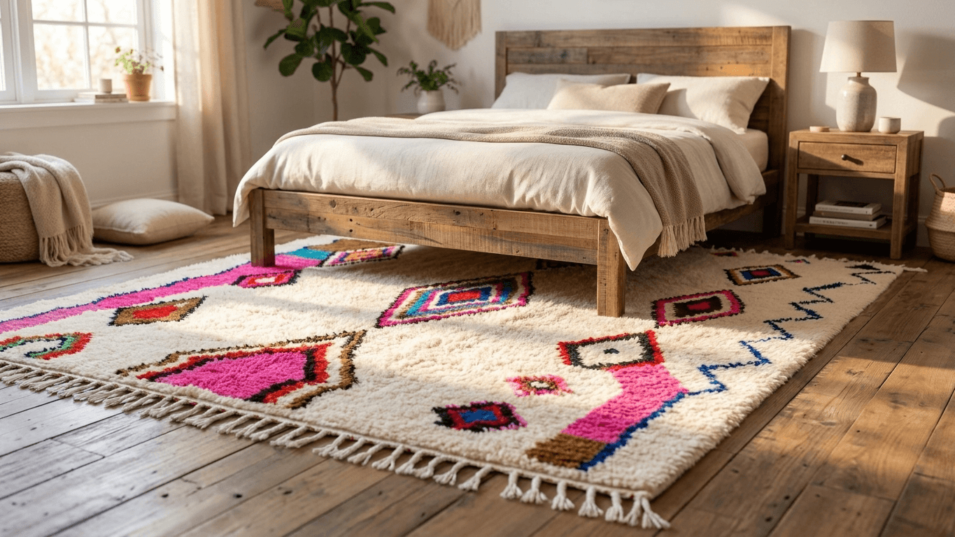 Ivory Diamond Azilal Rug