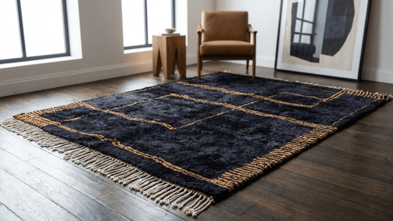 Handmade Wool Rugs - Boho Bedroom Decor