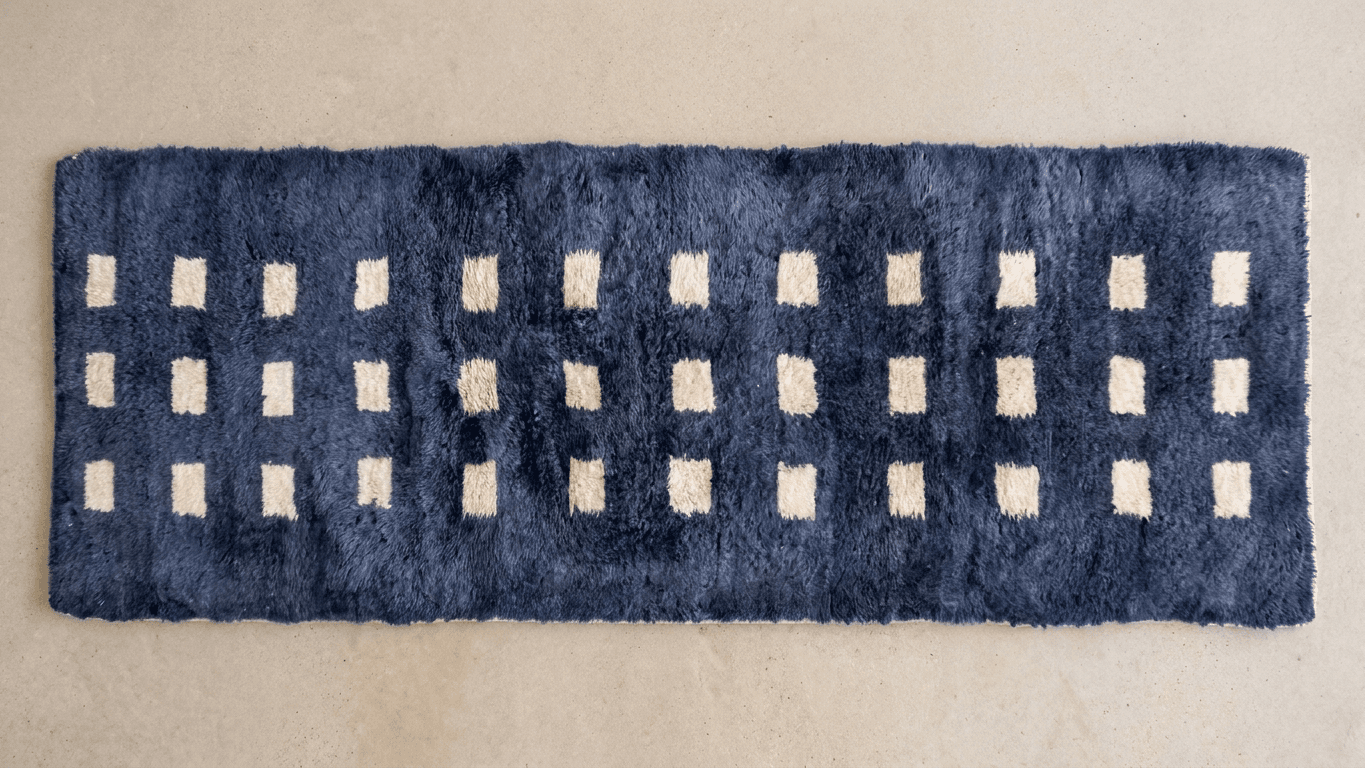 Handmade Wool Rug Boho Living Room Decor