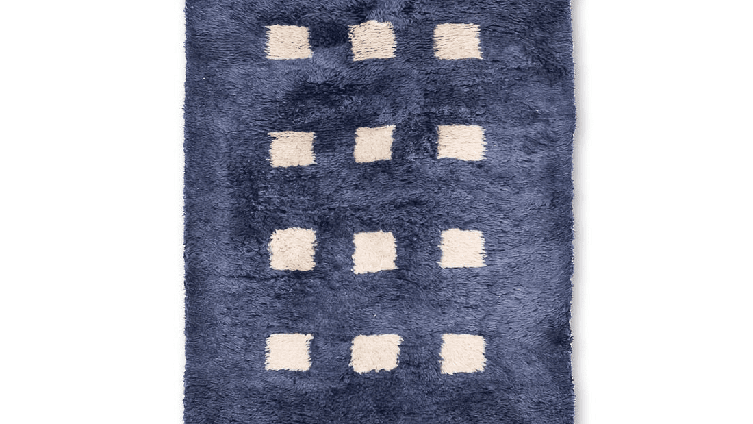 Handmade Wool Rug Boho Living Room Decor