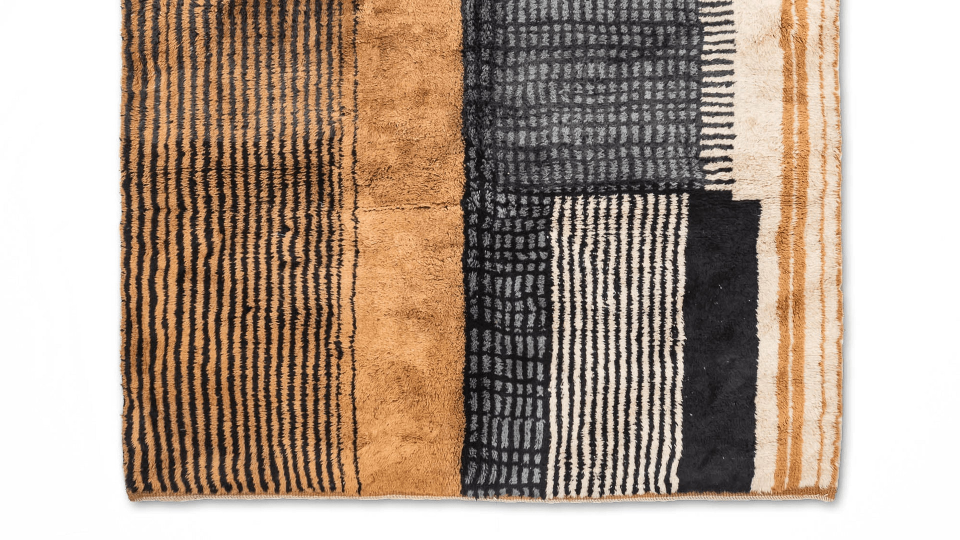 Handmade Wool Rug Beni Mrirt Boho Living Room Decor