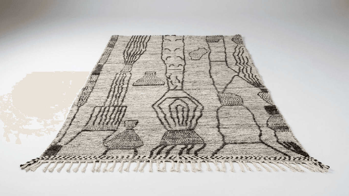 Neutral Arch Kilim Taznakht Rug