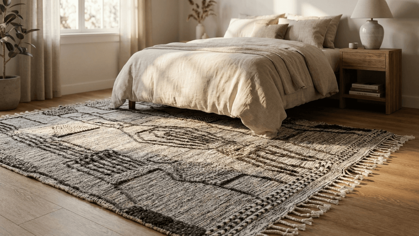 Neutral Arch Kilim Taznakht Rug