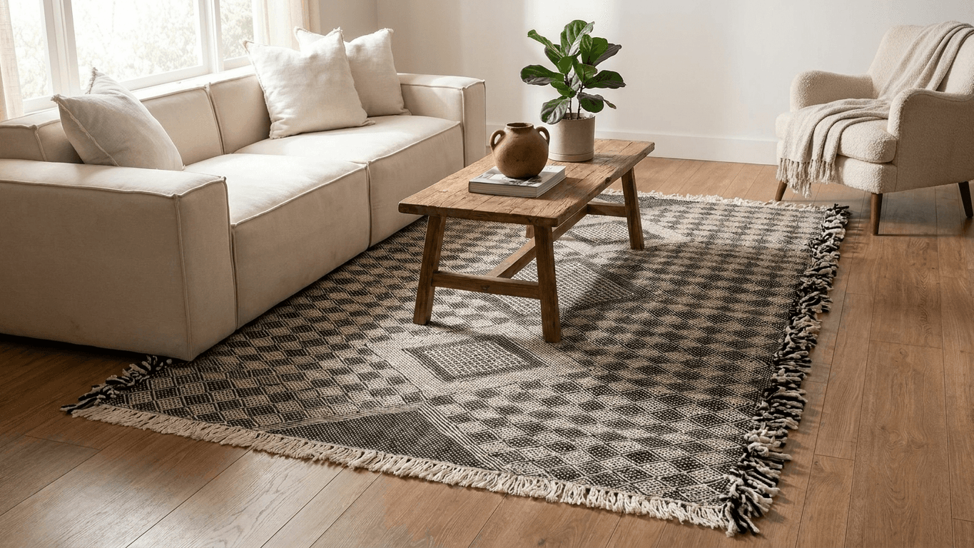 Black Diamond Kilim Taznakht Rug