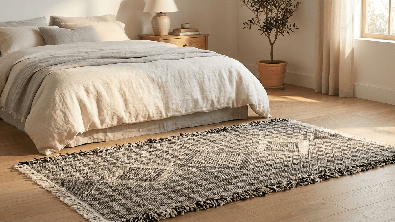 Black Diamond Kilim Taznakht Rug