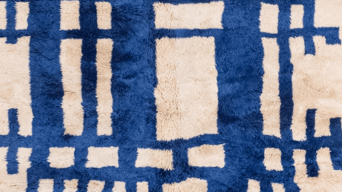 Handmade Wool Rug Boho Living Room Decor
