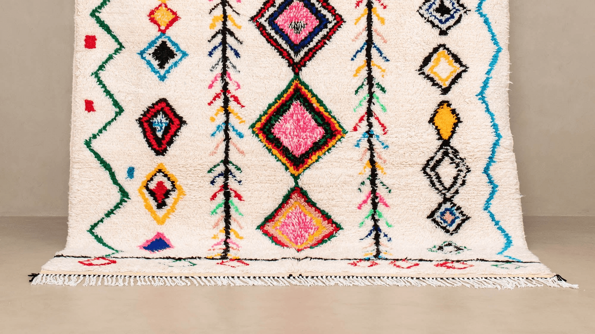 Multicolor Diamond Azilal Rug