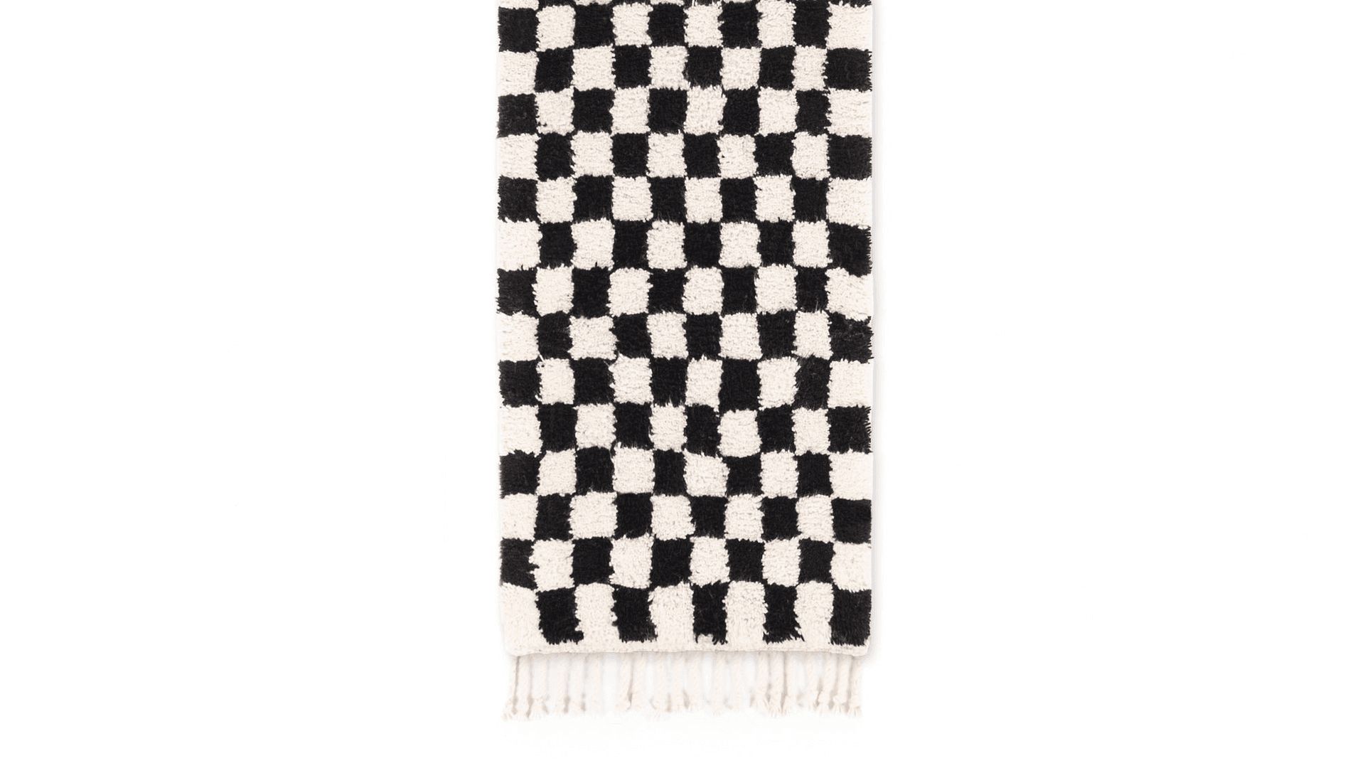 Handmade Wool RugsBoho Beni Ourain Bedroom Runner