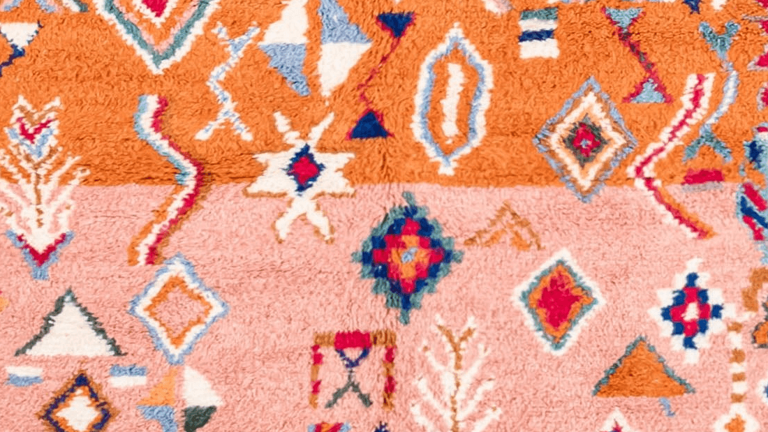 Handmade Wool Rugs  Boho Living Room Decor
