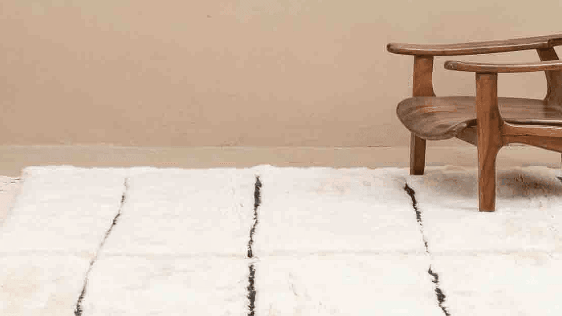 Handmade Wool Rugs Beni Mrirt Boho Style Bedroom Decor