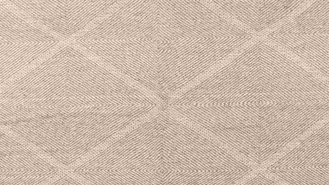 Neutral Fringed Diamond Taznakht Rug