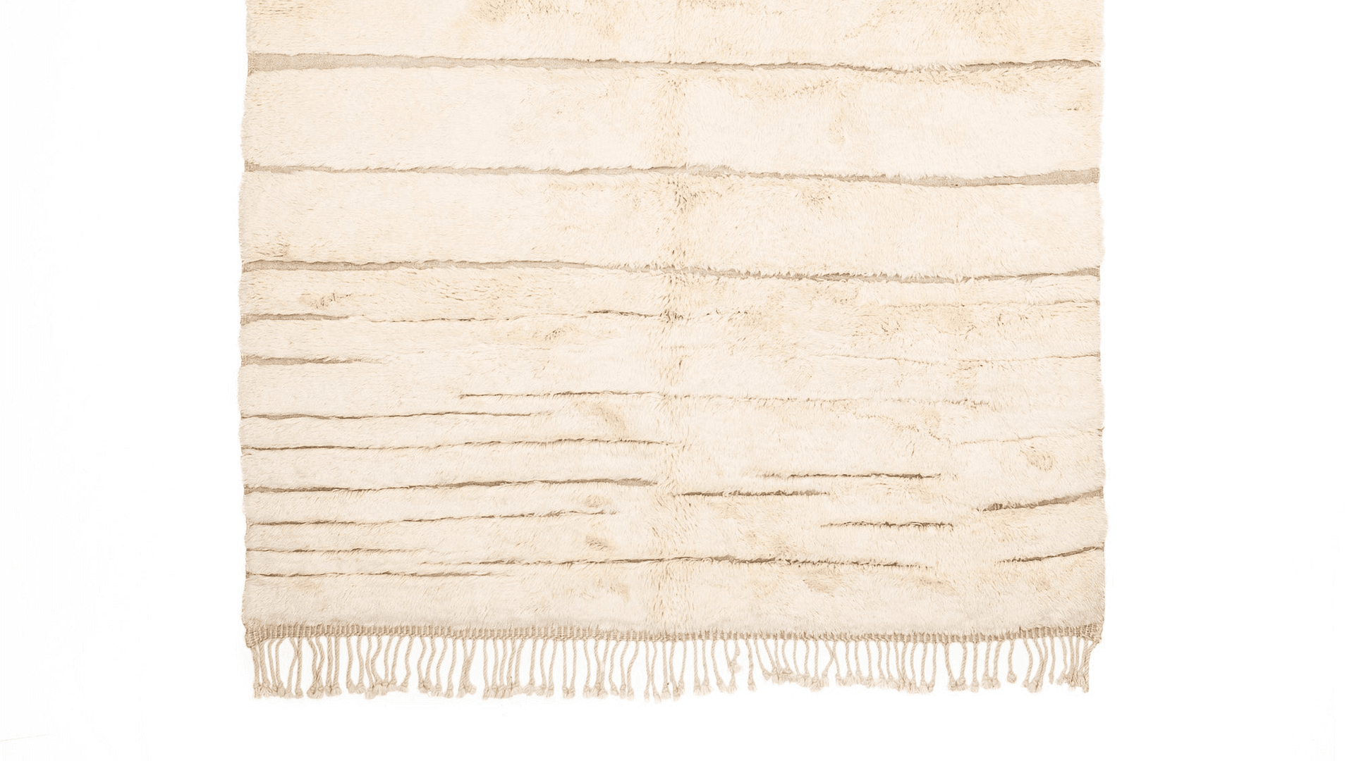 Handmade Wool Rug Beni Mrirt Boho Style Custom Size Living Room