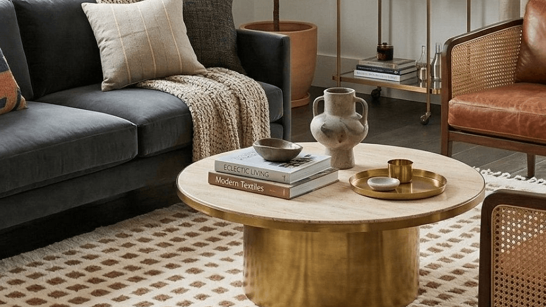 Handmade Wool Rug Beni Ourain  Boho Living Room Decor